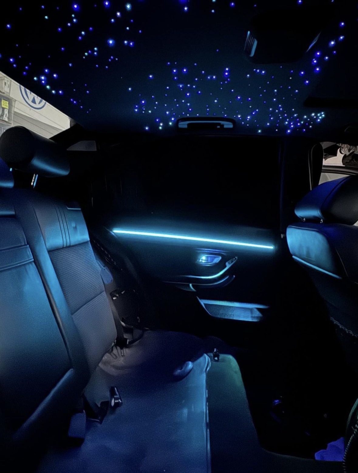 BMW E46 Sternenhimmel – Innenraum bei Nacht