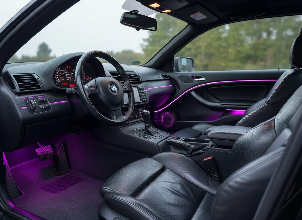 Inspiration: Kreative Lichtdesigns für deinen Fahrzeug-Innenraum